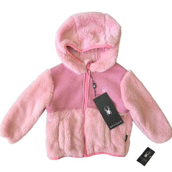 Spyder Pink Hooded Jacket 18M - Picture 1 of 3